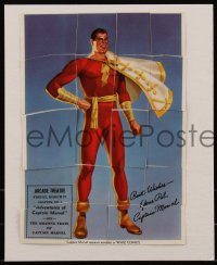 6h0010 ADVENTURES OF CAPTAIN MARVEL chapter 1 herald 1941 envelope w/ 20 puzzle pieces, ultra rare!