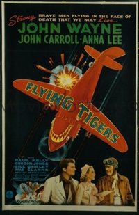 181 FLYING TIGERS paperbacked 1sheet