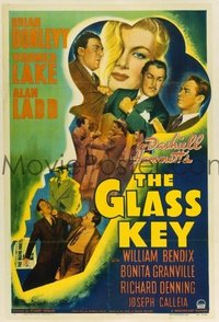 065 GLASS KEY ('42) linen 1sheet