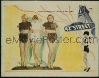 2104 42ND STREET lobby card '33 three super sexy showgirls!