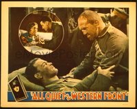 #139 ALL QUIET ON THE WESTERN FRONT lobby card '30 best scene!!