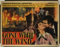 v189 GONE WITH THE WIND  1/2sh '40 Clark Gable, Leigh
