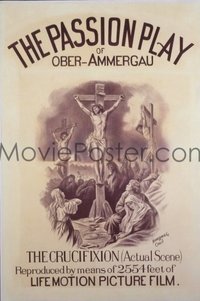 262 PASSION PLAY (1898) linen 1sheet