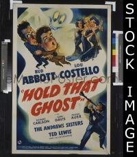 HOLD THAT GHOST 1sheet