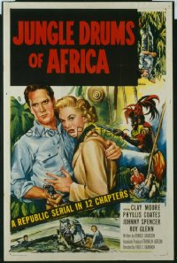 123 JUNGLE DRUMS OF AFRICA entire serial 1sheet