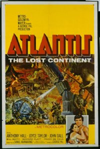229 ATLANTIS THE LOST CONTINENT ('61) 1sheet