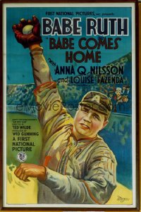 036 BABE COMES HOME 1sheet 1927
