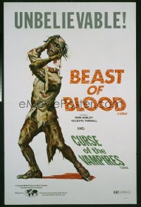 BEAST OF BLOOD/CURSE OF THE VAMPIRES 1sheet