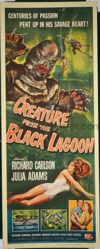 v046 CREATURE FROM THE BLACK LAGOON  insert '54 classic!