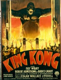 263 KING KONG ('33) linen French 1p