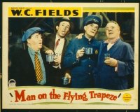 #185 MAN ON THE FLYING TRAPEZE lobby card '35 W.C. Fields!