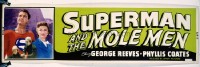 221 SUPERMAN & THE MOLE MEN paper banner