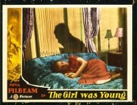 #210 YOUNG & INNOCENT lobby card '38 Hitchcock, Girl Was Young!!