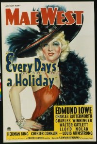 051 EVERY DAY'S A HOLIDAY ('37) linen 1sheet