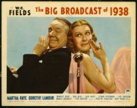#188 BIG BROADCAST OF 1938 lobby card '38 WC Fields, Martha Raye!