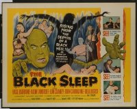 VHP7 393 BLACK SLEEP half-sheet movie poster '56 Bela Lugosi, Lon Chaney Jr.